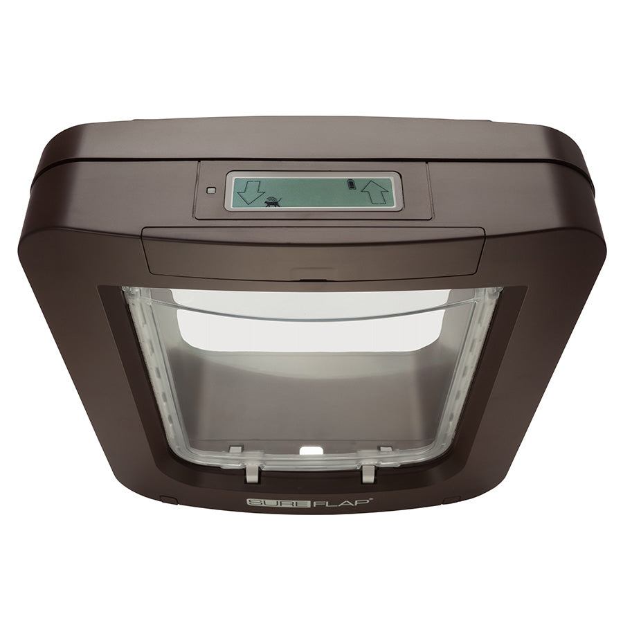 SureFlap Microchip Pet Door for Cats Small Dogs – Brown