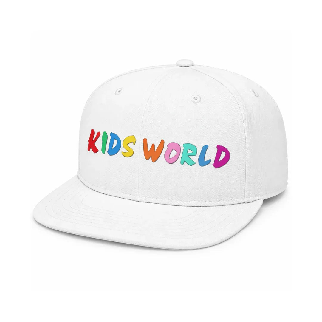 Kids World Cap – White