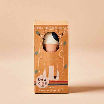 Just Bee Kids Farm Animal Wooden Nesting Dolls