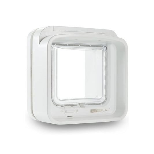 SureFlap DualScan Microchip Flap for Small / Medium Cats White
