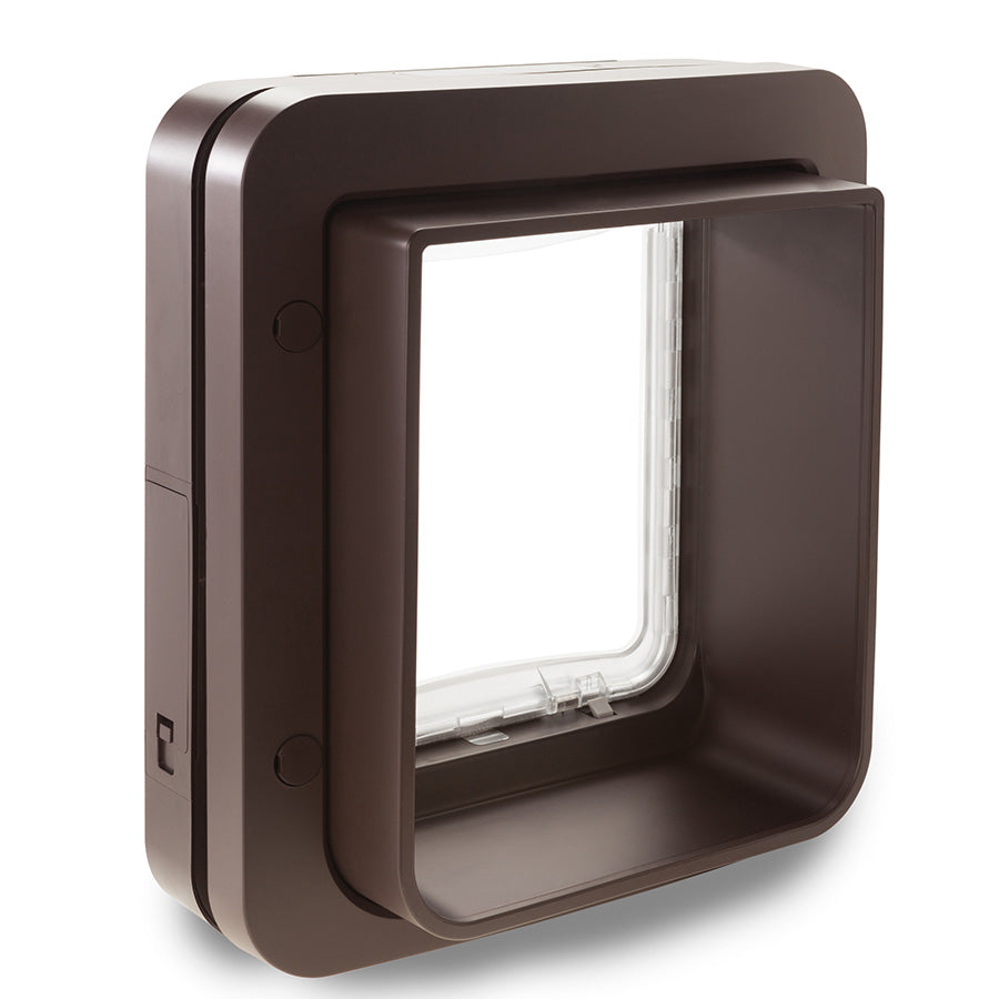 SureFlap Microchip Pet Door for Cats Small Dogs – Brown
