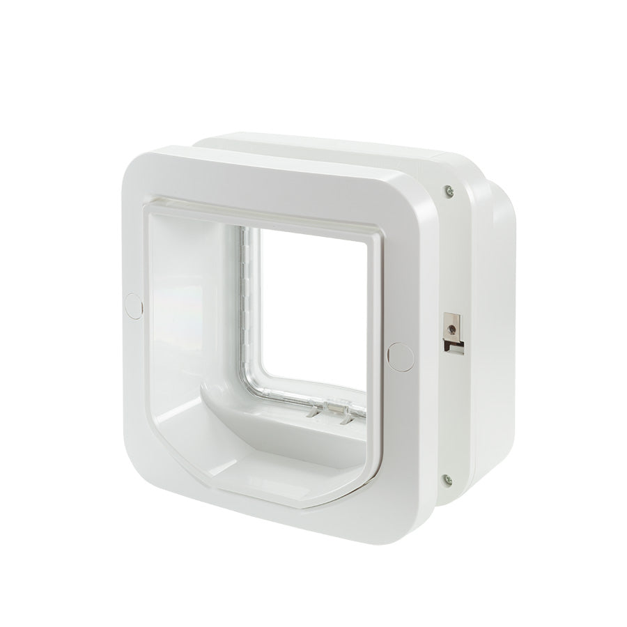 SureFlap DualScan Microchip Flap for Small / Medium Cats White