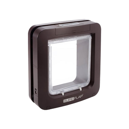 SureFlap Microchip Pet Door for Cats Small Dogs – Brown